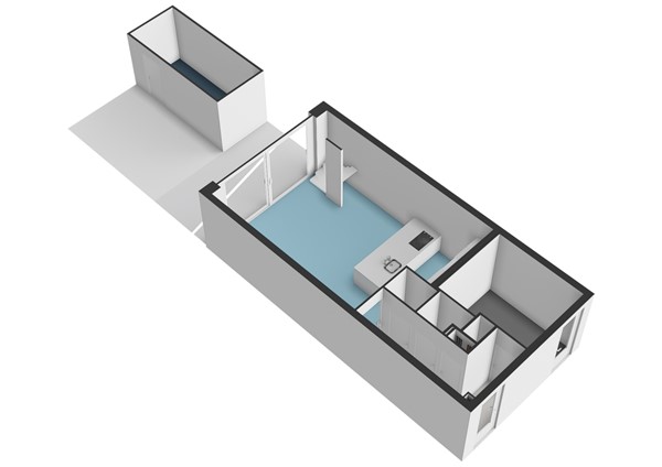 Floorplan - Jan Vrijmanstraat 196, 1087 MP Amsterdam